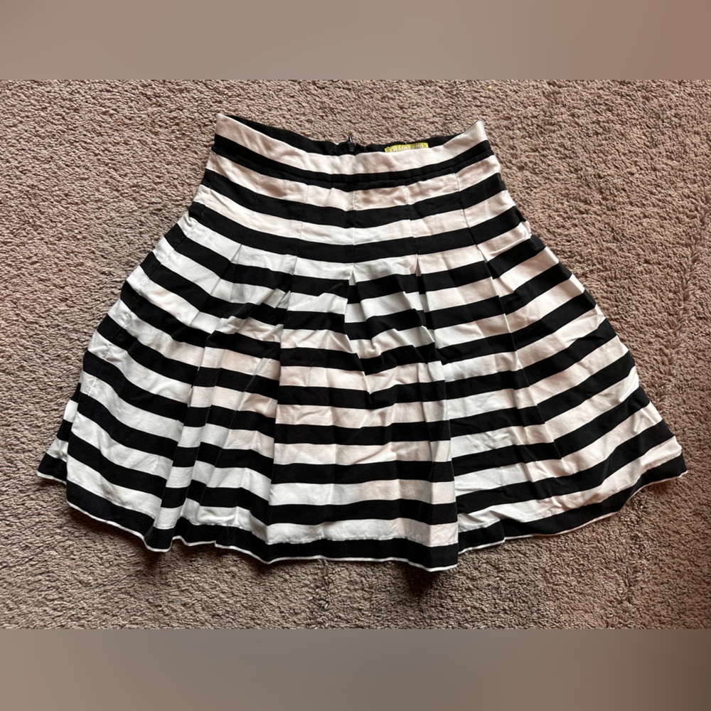 High waist mini skirt